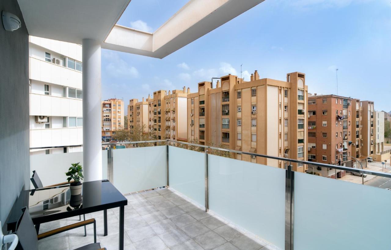 Aac Malaga - Apartamento Con Terraza, Muy Amplio, Totalmente Equipado, Cerca Del Centro Y Nuevo! Zewnętrze zdjęcie